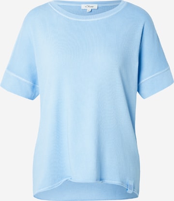 Tricou de la s.Oliver pe albastru: față