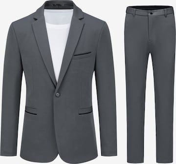 YOUTHUP Suit 'Einheit' in Grey: front