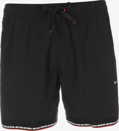 NIKE Sportbroek in de kleur Rood / Zwart / Wit, Productweergave