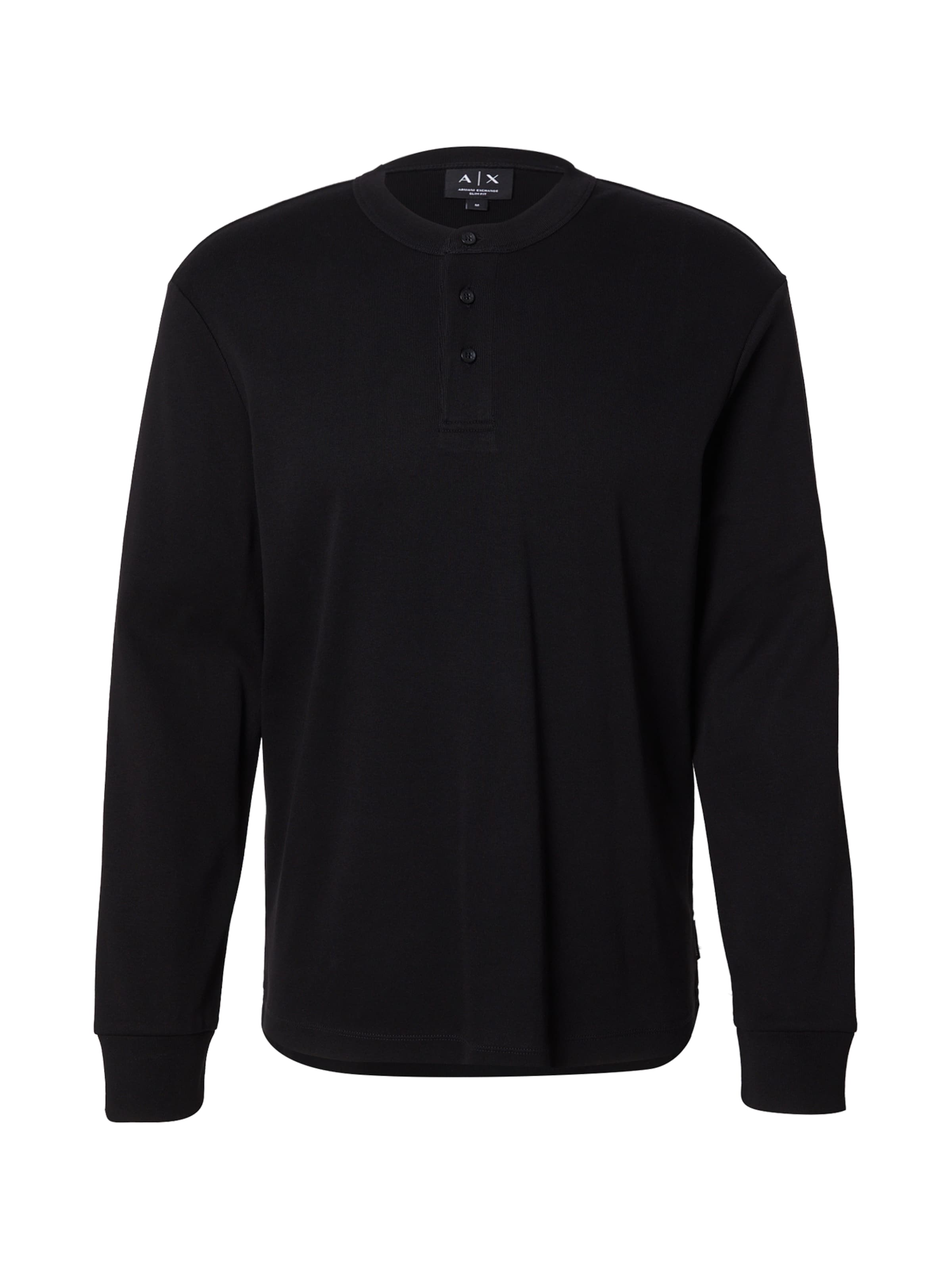 ARMANI EXCHANGE - Camisa em preto: frente