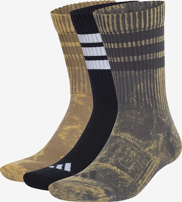 ADIDAS SPORTSWEAR - Meias de desporto 'Stonewash Crew' em cinzento: frente