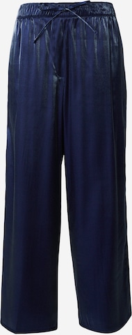 Calvin Klein - Perna larga Calças em azul: frente