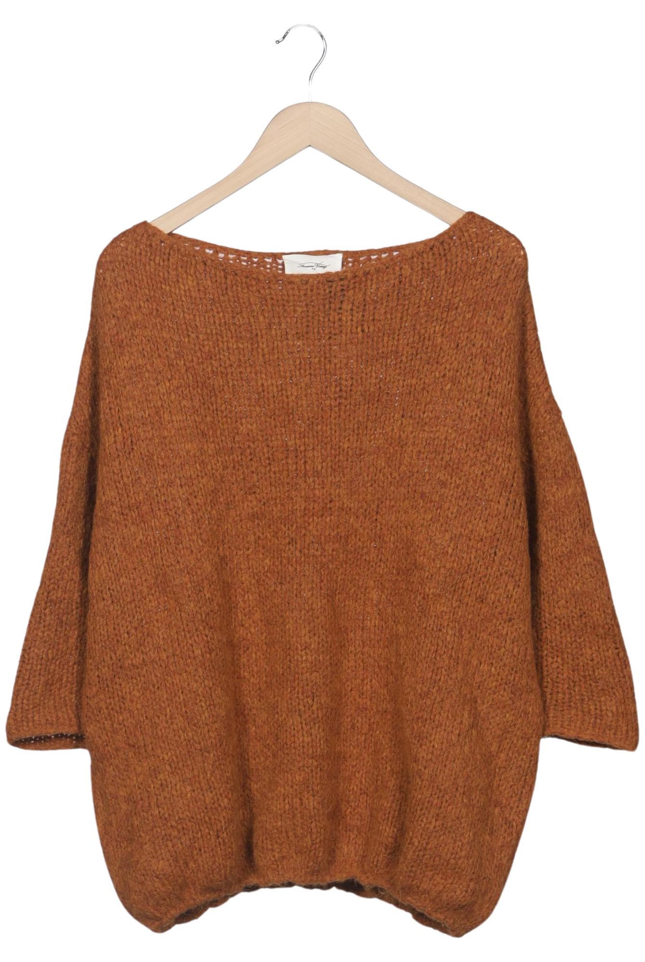 AMERICAN VINTAGE Pullover XS in Braun: Vorderseite