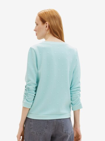 TOM TAILOR Sweatshirt in Groen