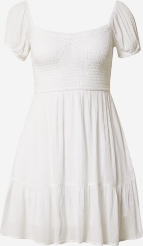 HOLLISTER Summer Dress in White: front