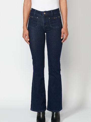 KOROSHI Regular Jeans in Blauw: voorkant