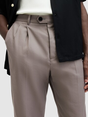 AllSaints Tapered Pleat-front trousers 'TALLIS' in Brown