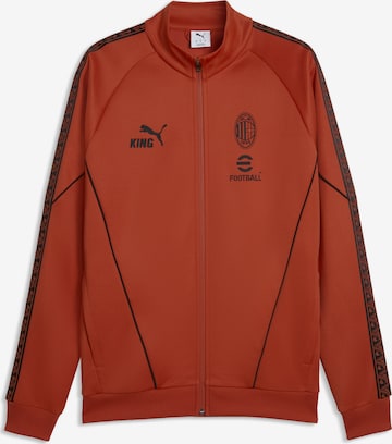 PUMA Athletic Jacket 'AC Milan King Anthem' in Red: front