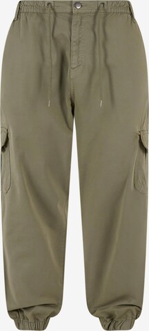 DEF Tapered Cargo Pants 'Kindou' in Green: front