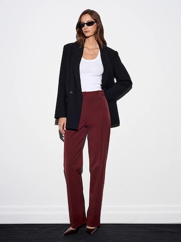 regular Pantaloni con piega frontale di Dilvin in rosso