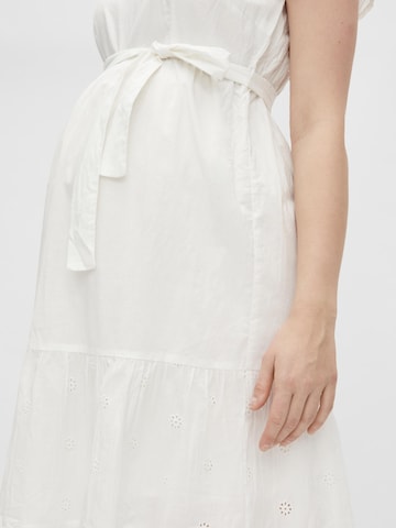MAMALICIOUS Kleid 'Love' in Weiß