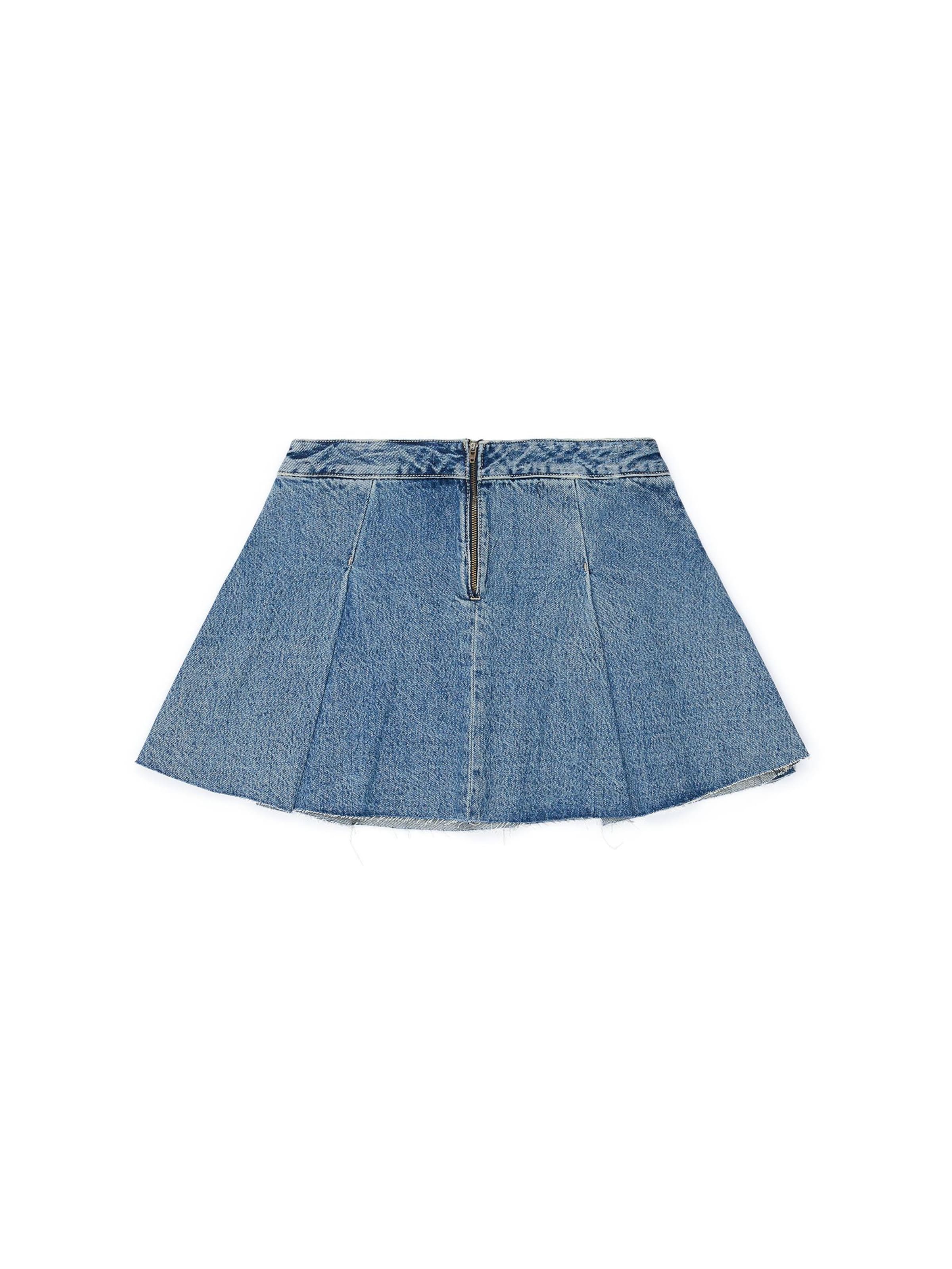 Dr. Denim Rok 'Tone Skirt' in Blauw
