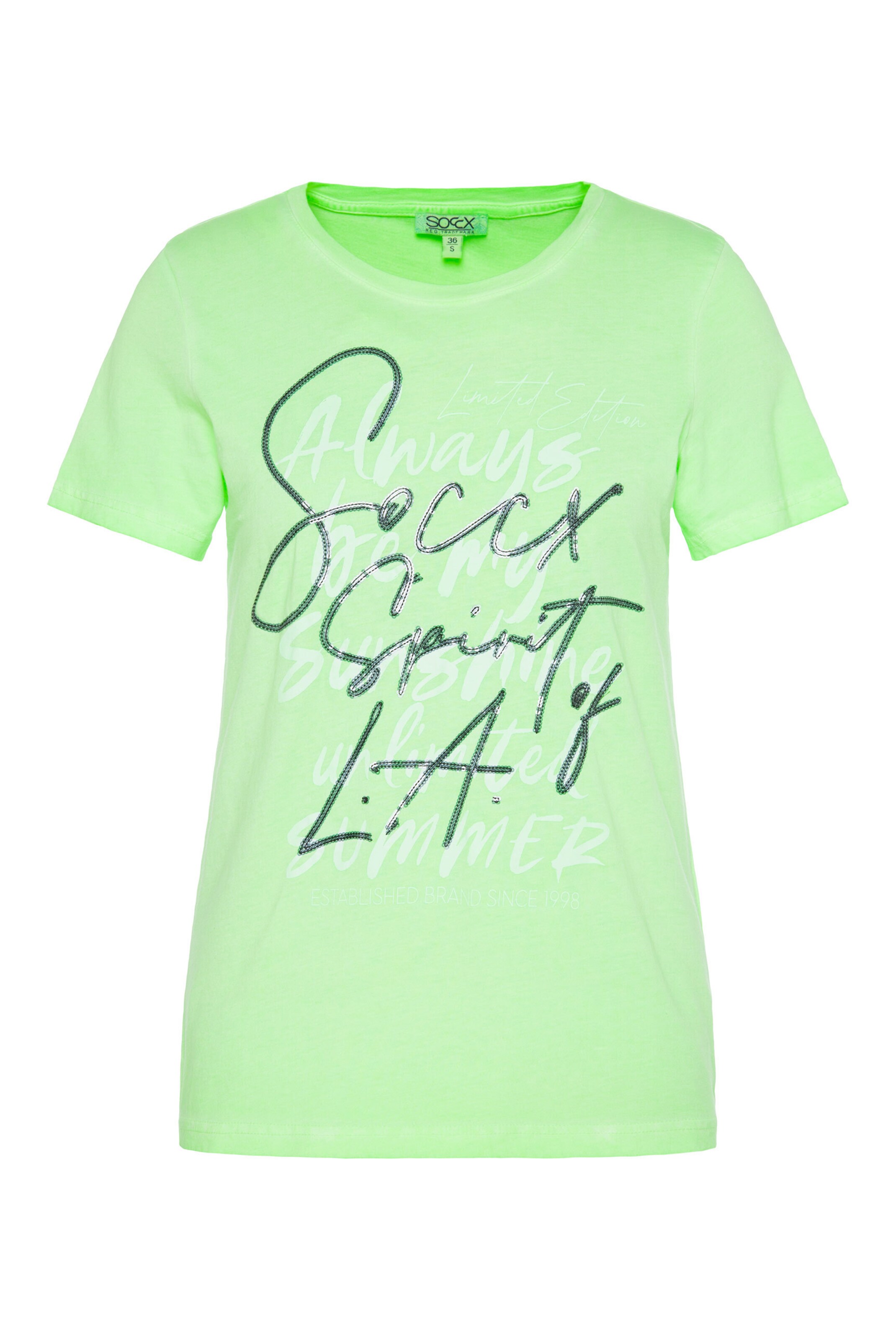 Soccx Shirt in Green: front
