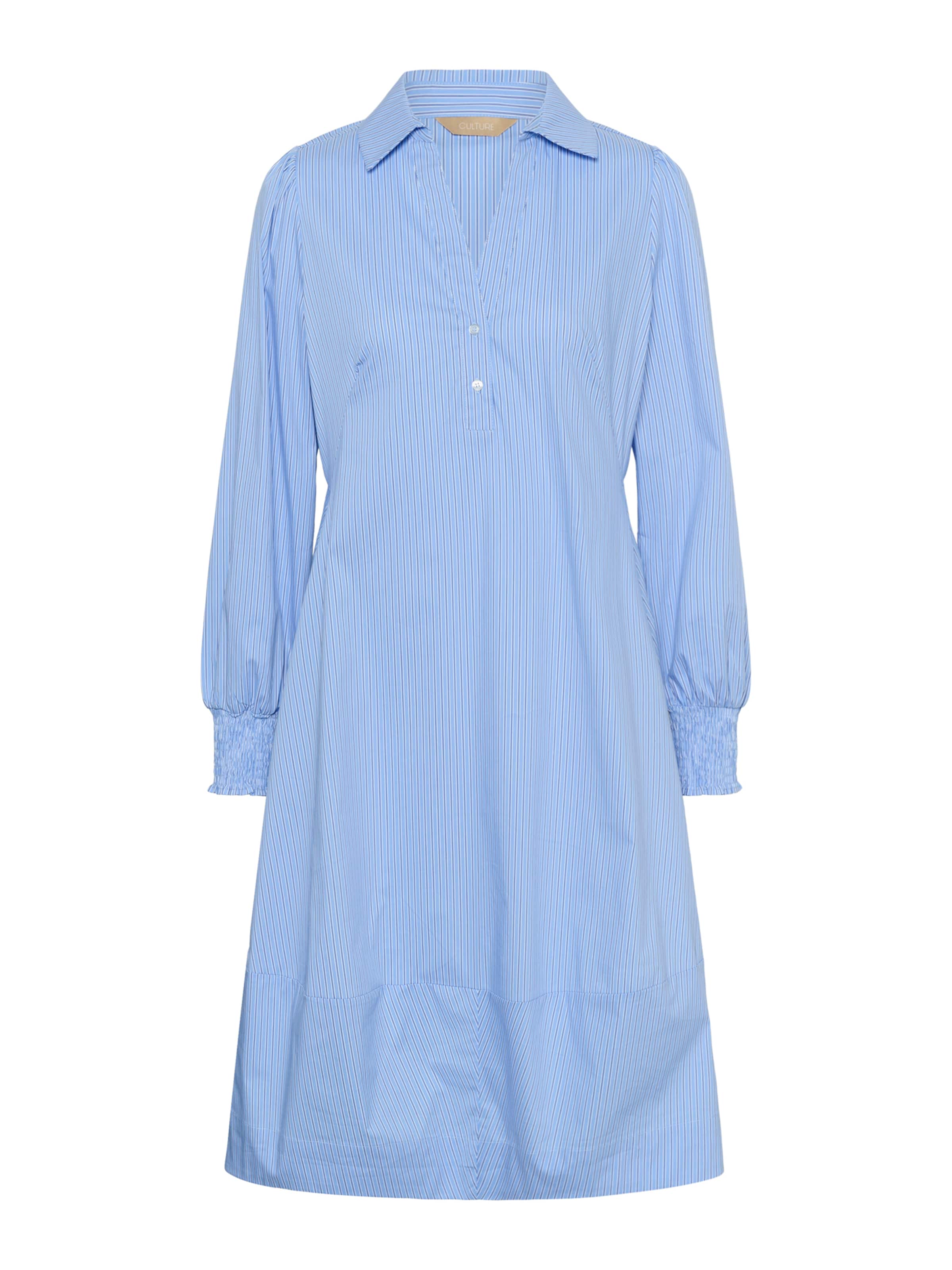 CULTURE Shirt Dress 'CUEbony' in Blue: front
