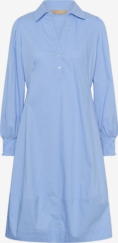Robe-chemise 'CUEbony' CULTURE en bleu : devant