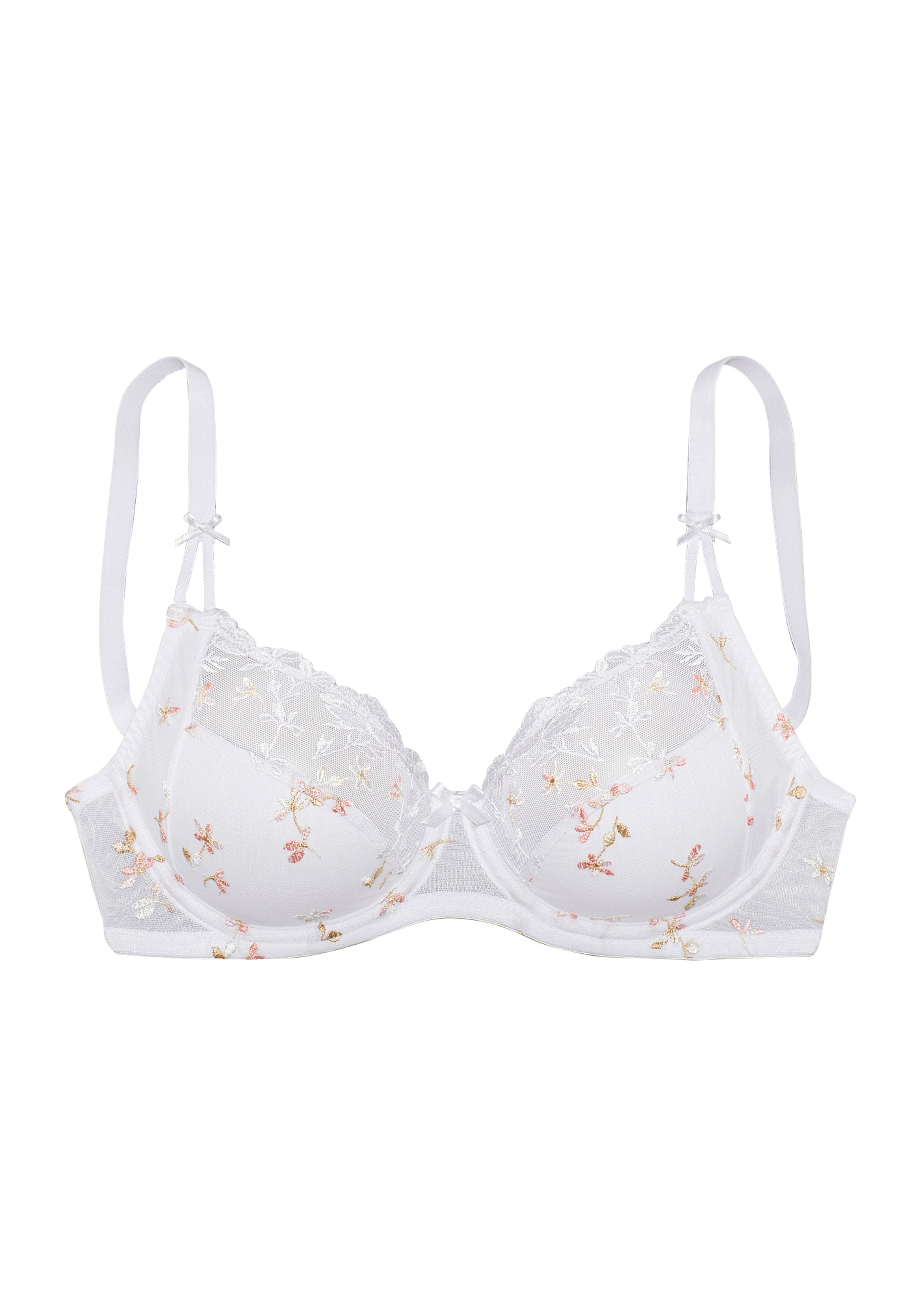 NUANCE Push-up Podprsenka – bílá: přední strana