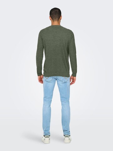 Pull-over 'ONSLoui' Only & Sons en vert