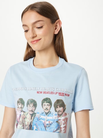 Tricou 'THE BEATLES' de la Daisy Street pe albastru