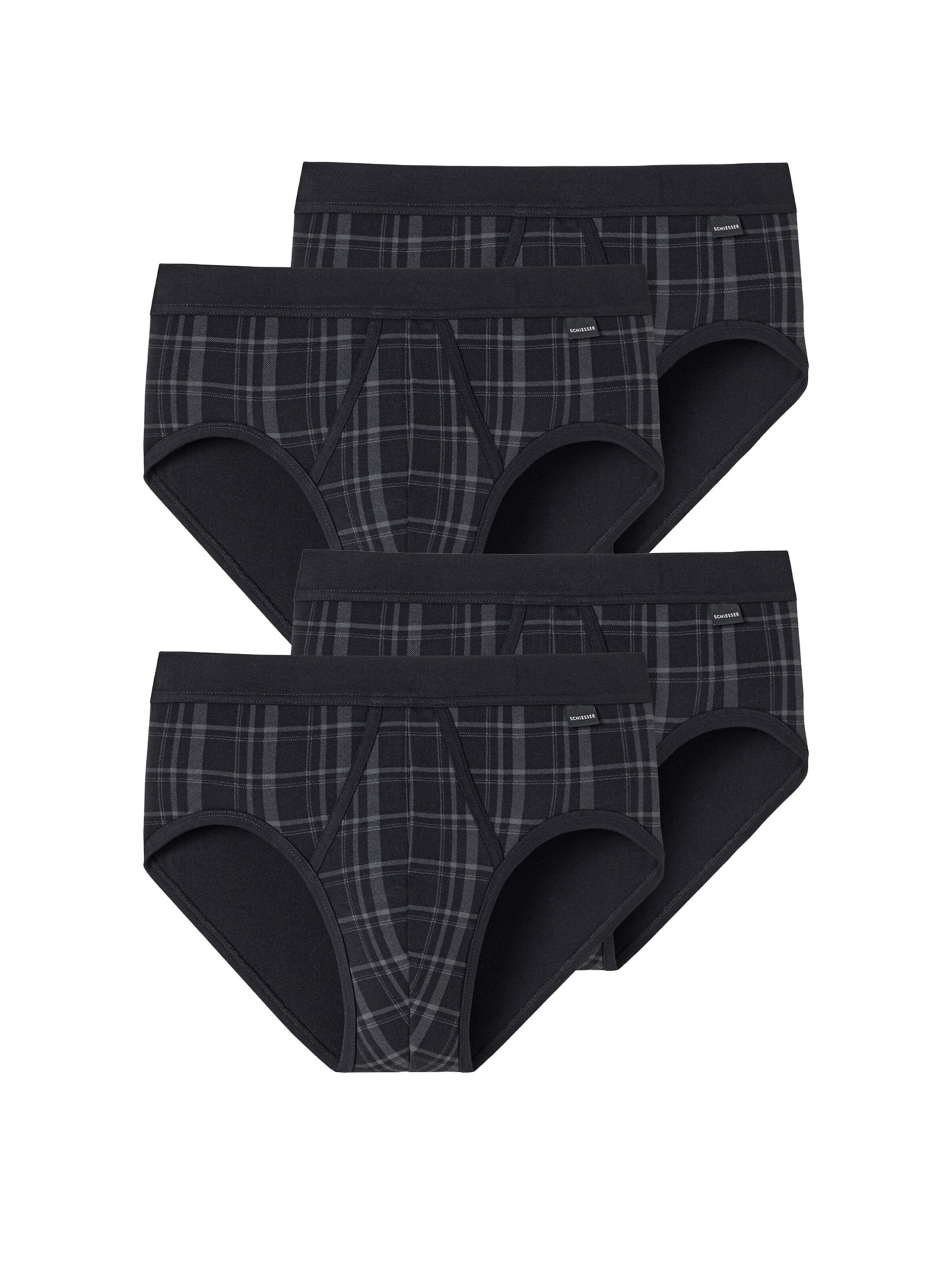 Slip 'Original Classics' SCHIESSER en noir : devant