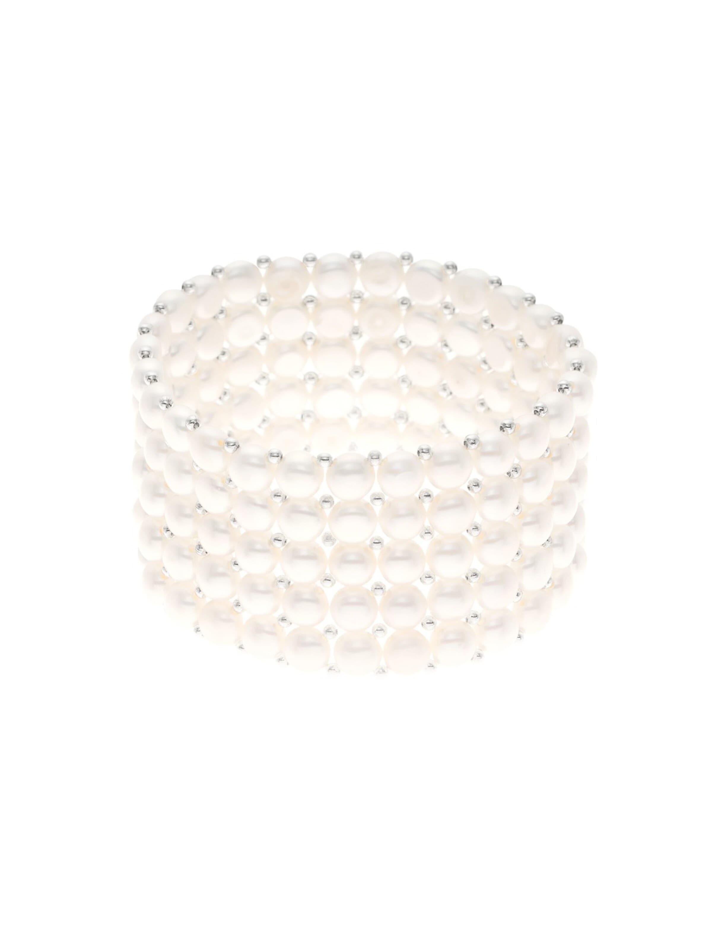 Ateliers Saint Germain Armband 'TUILERIES' i vit: framsida