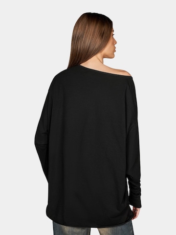 Made By Society Shirt 'Secret Muse T-Shirt - T27885' in Black