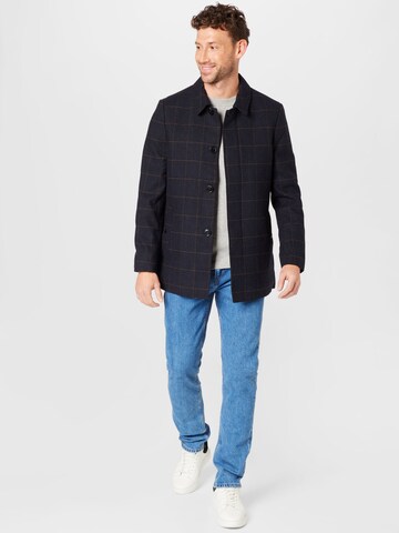 BURTON MENSWEAR LONDON Between-Seasons Coat in Blue