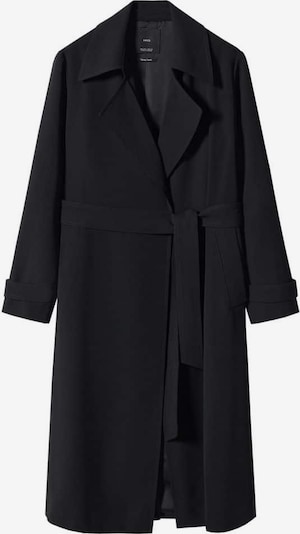 MANGO Manteau mi-saison 'Fluid' en noir, Vue avec produit