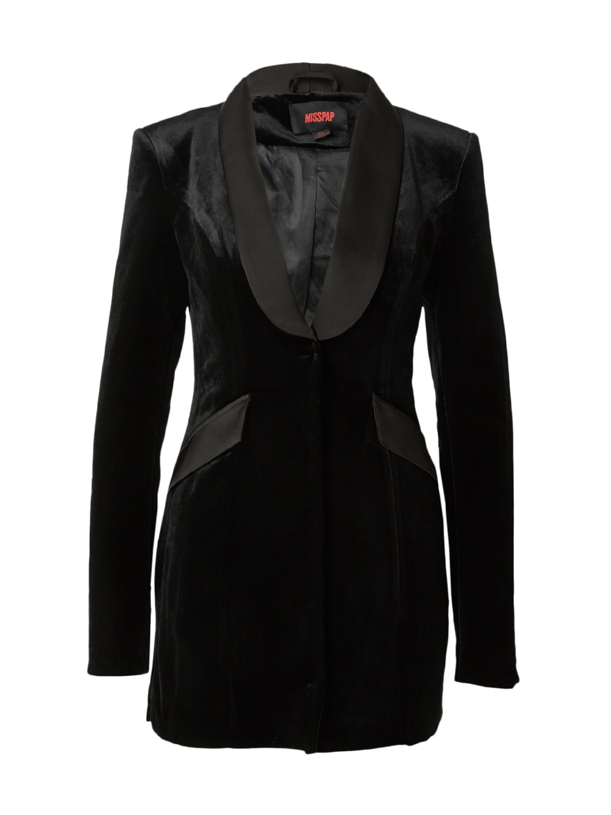 Rochie de la Misspap pe negru: față