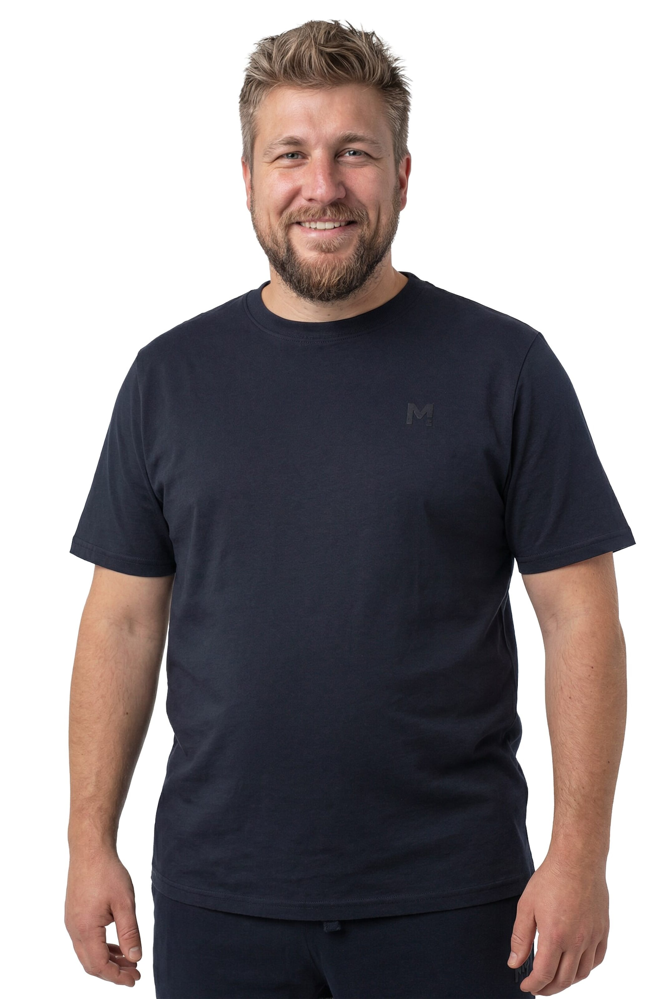Men Plus Pyjama kort in Blauw