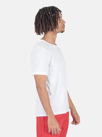 PANTONECLO Shirt 'Pantoneclo Men’s U-Neck Short Sleeve T-Shirt'‌‌ in Weiß