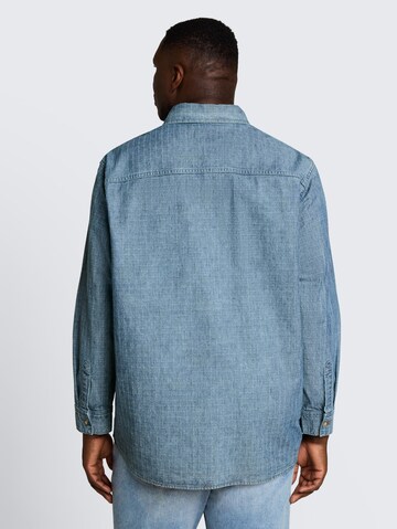TOM TAILOR Men + Regular Fit Hemd in Blau