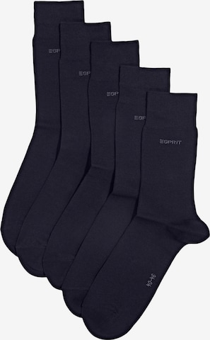 Chaussettes ESPRIT en bleu : devant