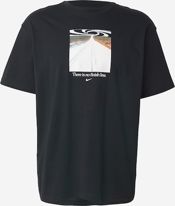 juoda Nike Sportswear Marškinėliai 'M90': priekis