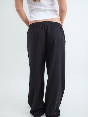 BALMOHK Wide Leg Hose in Schwarz