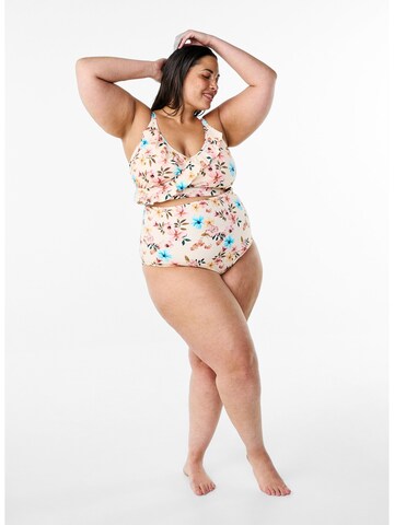 Bustieră Sutien costum de baie 'SKATRIN' de la Swim by Zizzi pe bej