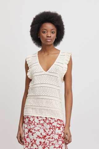 Atelier Rêve Stricktop 'Irmurphey Wa' in Beige: predná strana