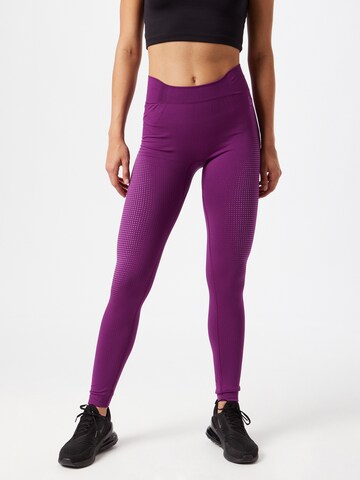 Sous-vêtements longs 'Performance Warm' ODLO en violet : devant