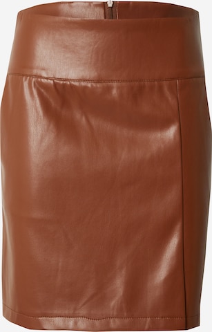 Esqualo Skirt in Brown: front