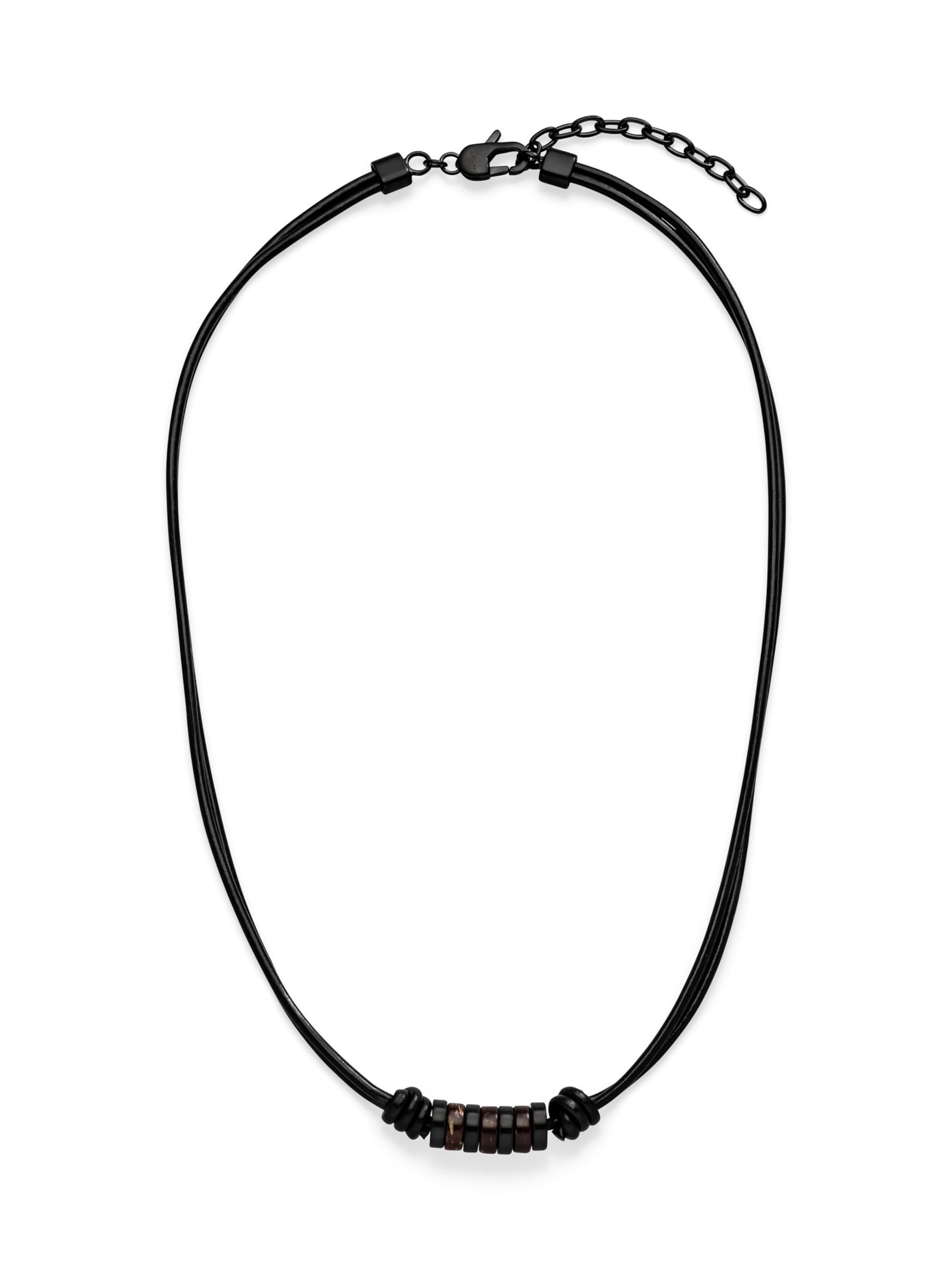 s.Oliver Necklace in Black: front