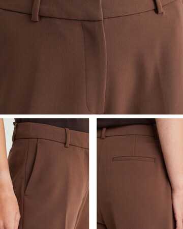 WE Fashion regular Bukser i brun