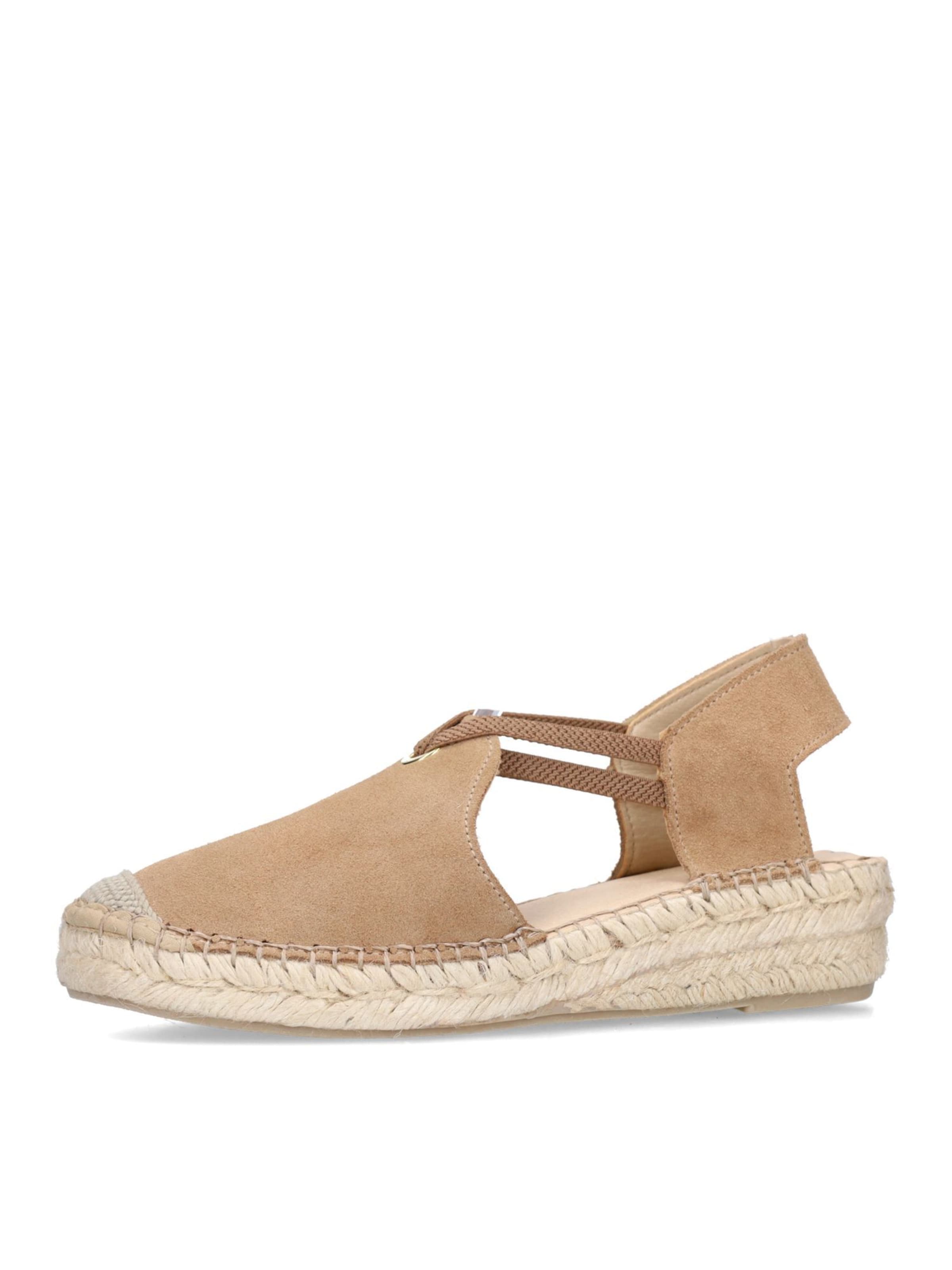 MANFIELD Espadrilles in Bruin: voorkant