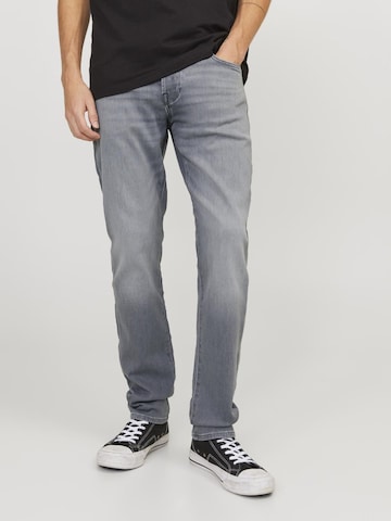 JACK & JONES Slimfit Jeans in Grijs: voorkant