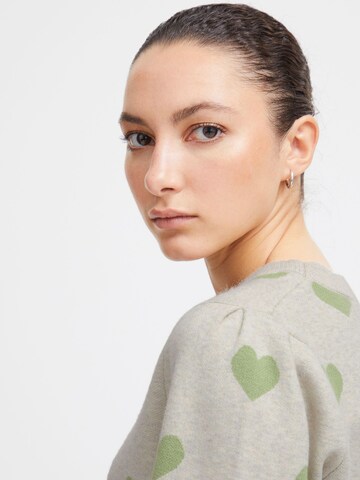 ICHI Pullover 'Brielle' in Beige