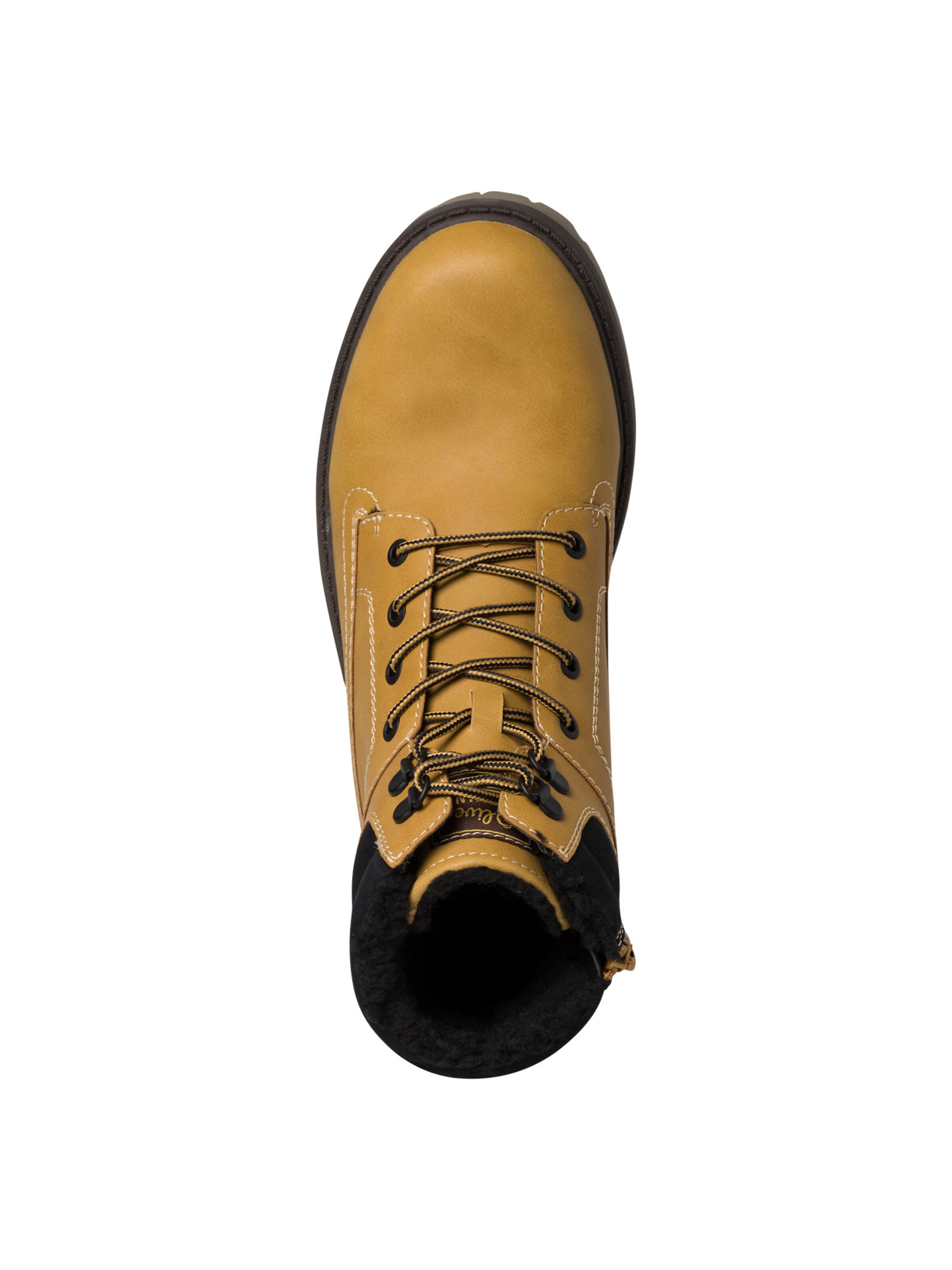 Bottines à lacets s.Oliver en jaune