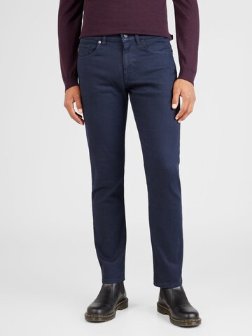 BOSS Orange Slim fit Jeans 'Delaware' in Blue: front