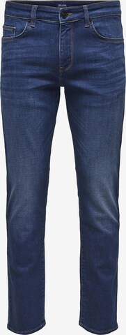 Only & Sons Regular Jeans in Blauw: voorkant