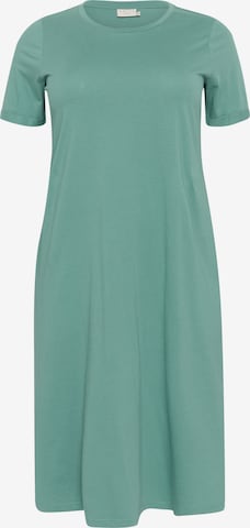 Rochie 'Caline' de la KAFFE CURVE pe verde: față