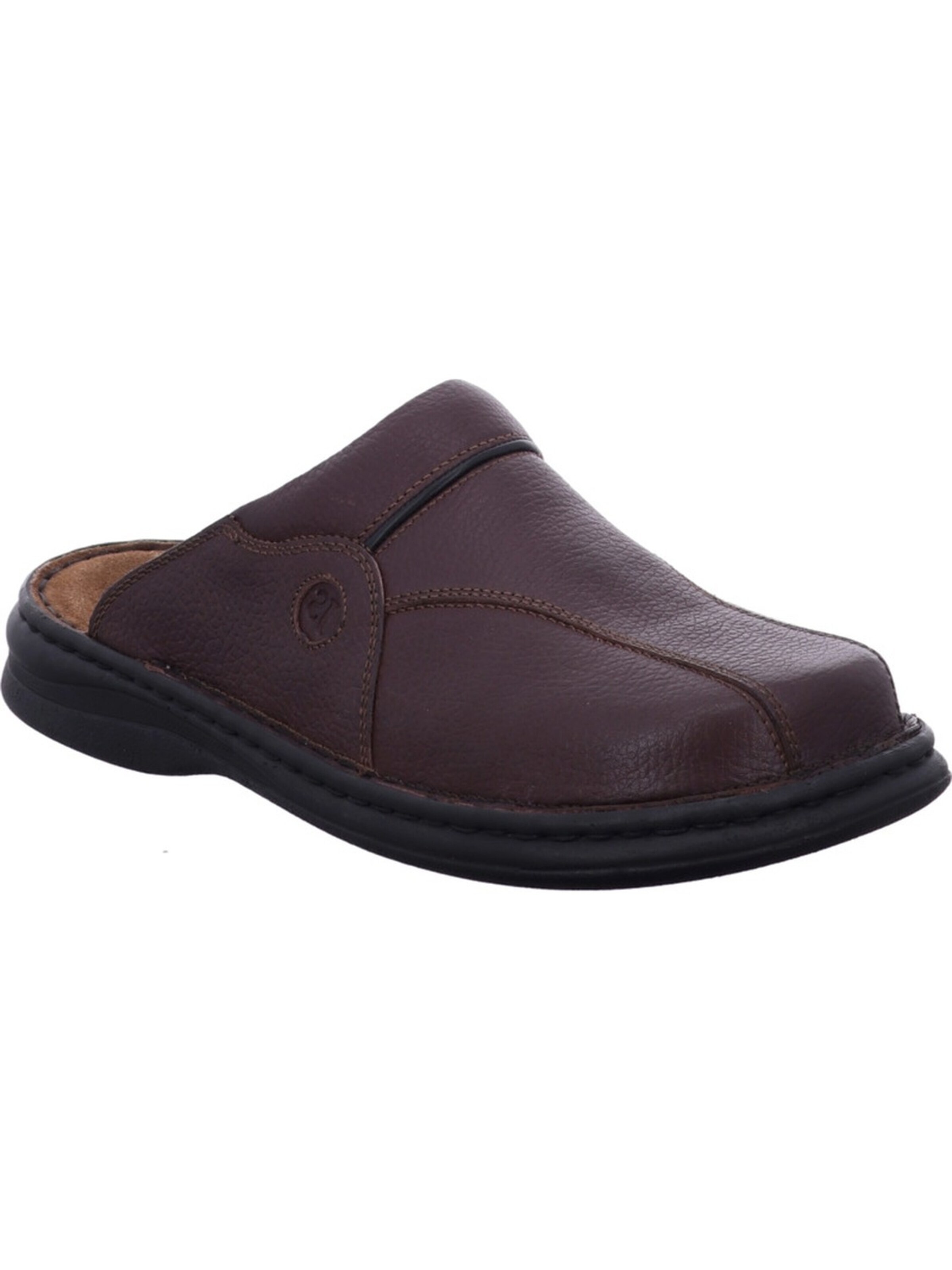 JOSEF SEIBEL Clogs 'Josef Seibel Klaus - Brasil / Schwarz Glattleder' in Brown: front