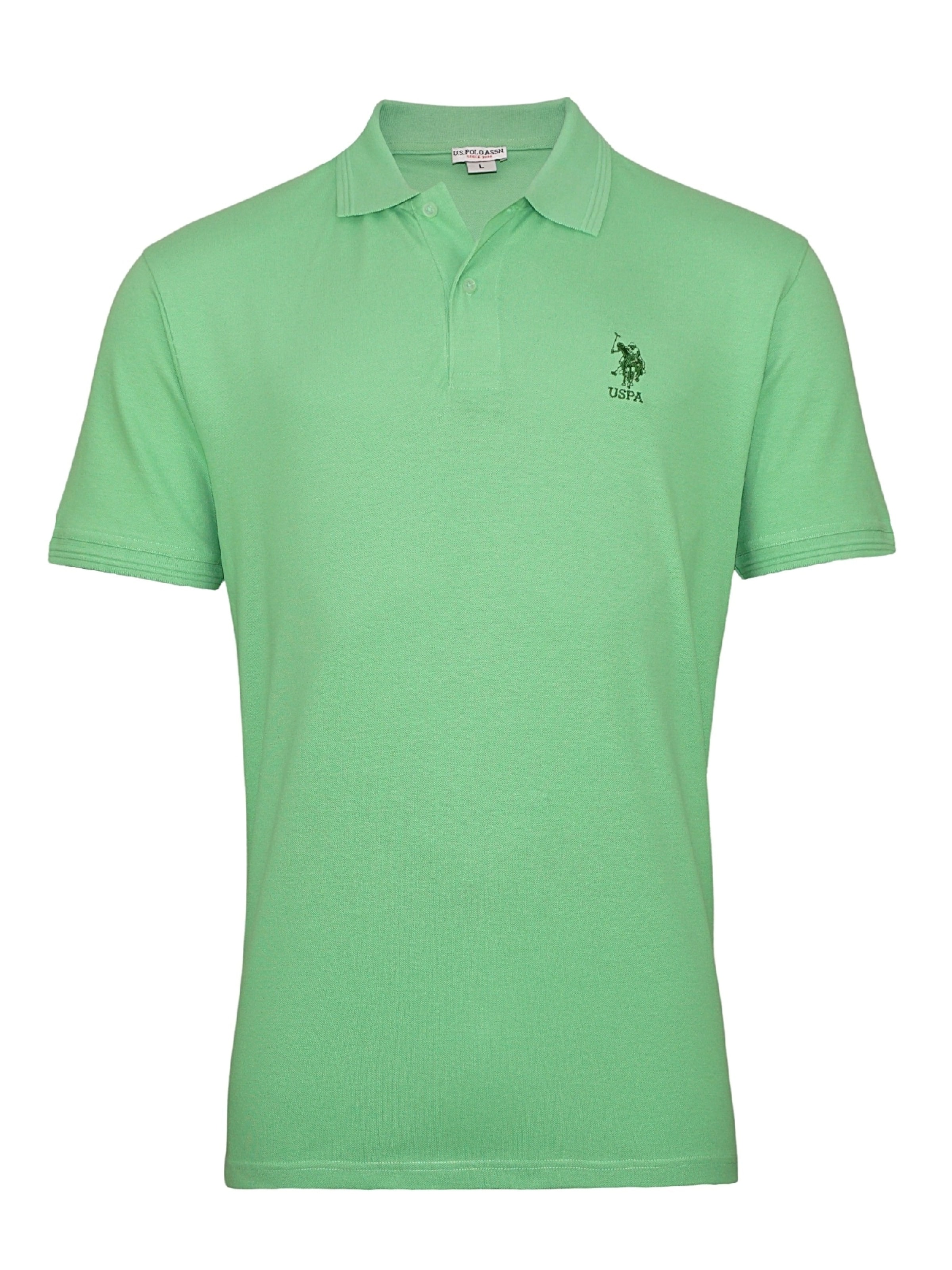 U.S. POLO ASSN. Shirt 'Axel' in Green: front