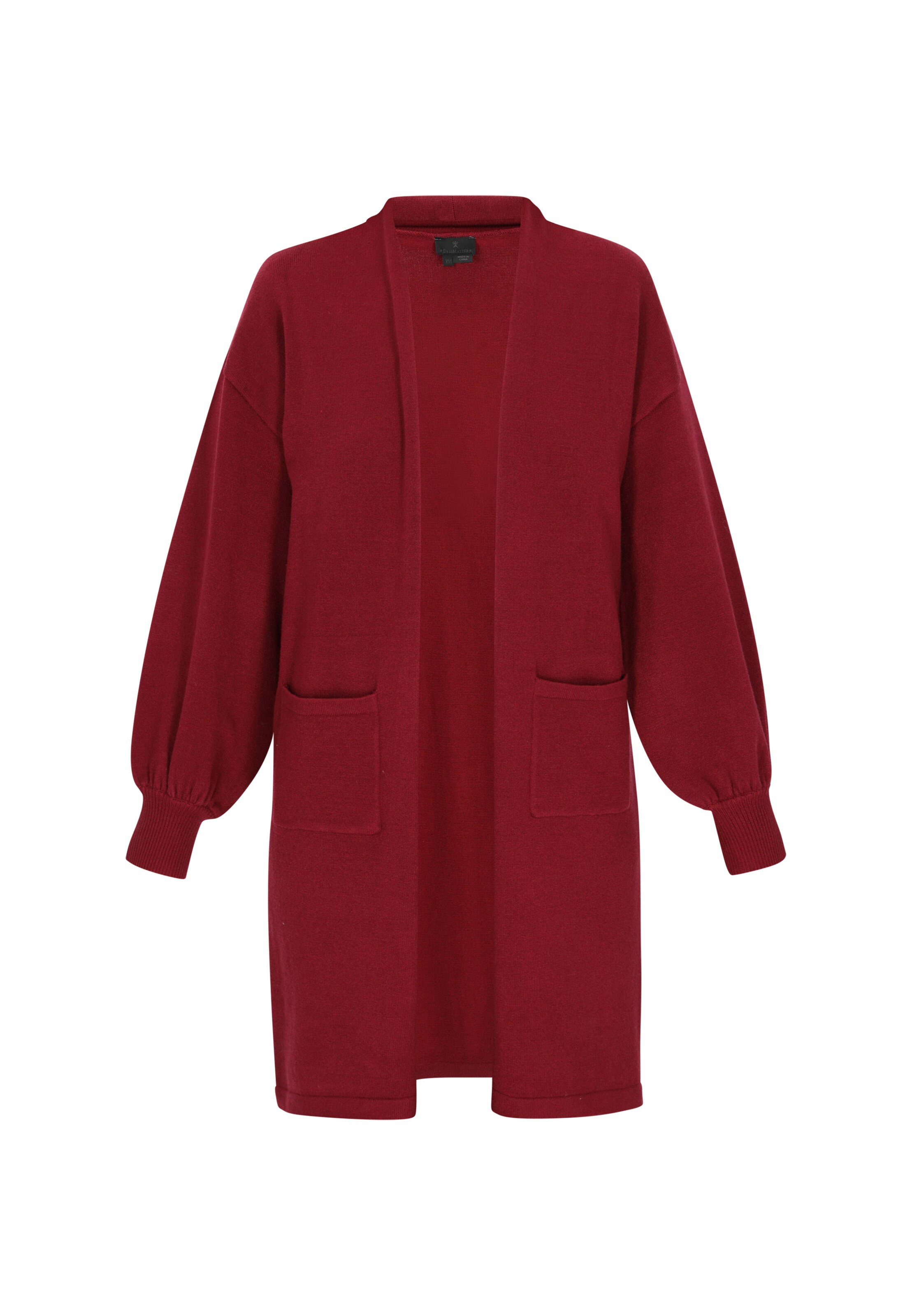 DreiMaster Klassik Gebreid vest in Rood: voorkant